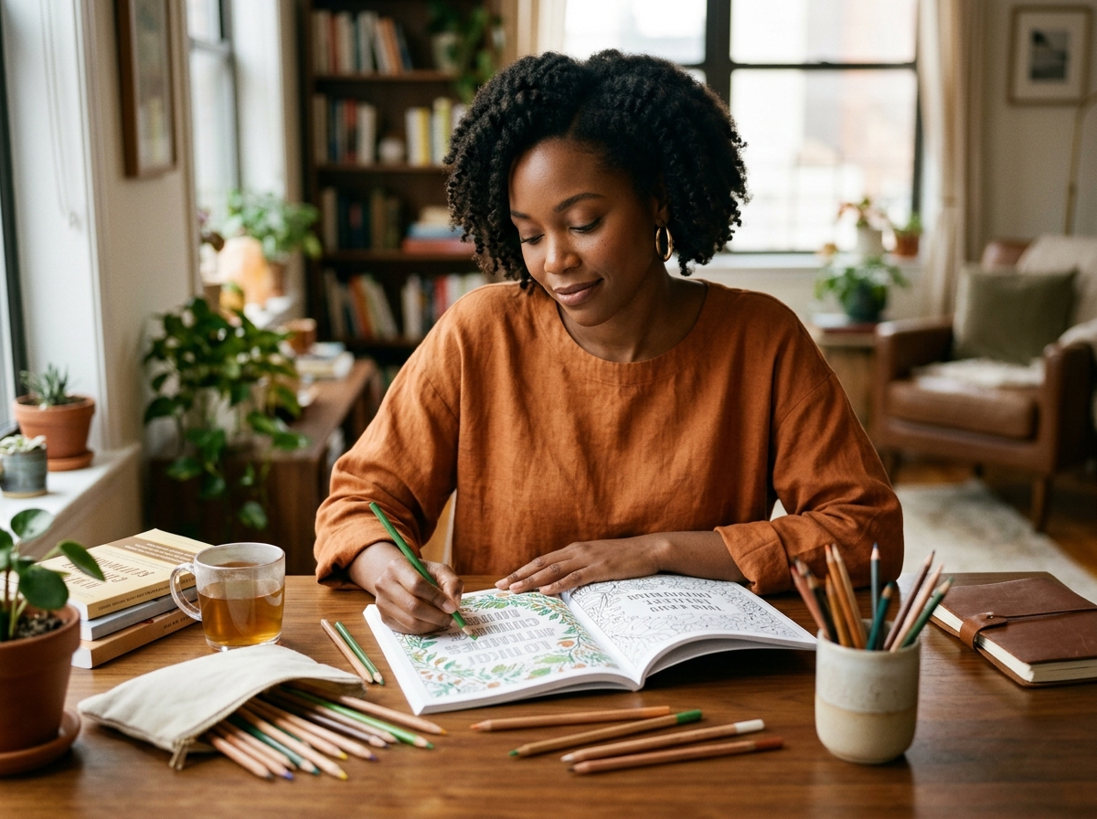 Positive Affirmation and Law of Attraction Coloring Book for Black Women: Who It Is For and How to Use It article image