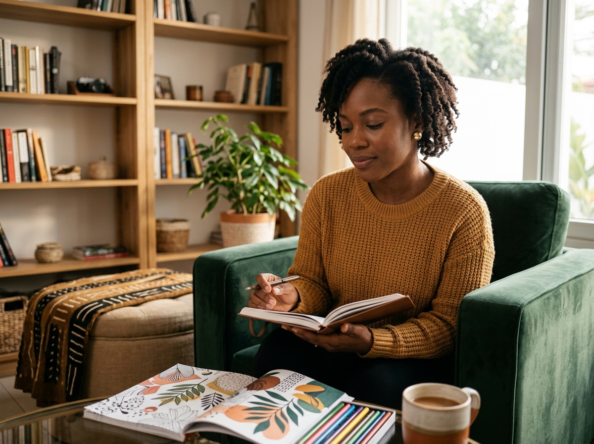 Spiritual Growth Coloring Book for Black Women: When Coloring Becomes Reflection article image